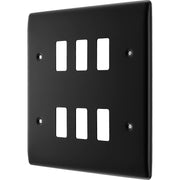 BG Electrical Grid - 6 module, square