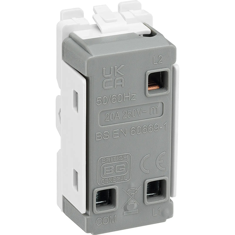 BG Electrical Grid - 2 way, single pole, centre off
