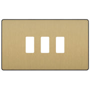 BG Electrical Grid - 3 module, rectangular