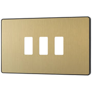 BG Electrical Grid - 3 module, rectangular