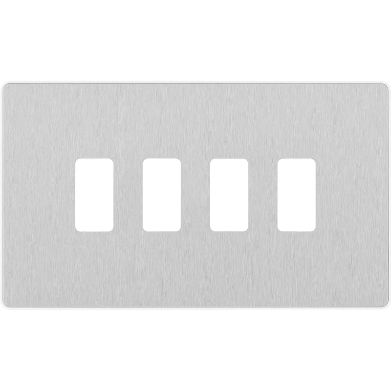 BG Electrical Grid - 4 module, rectangular