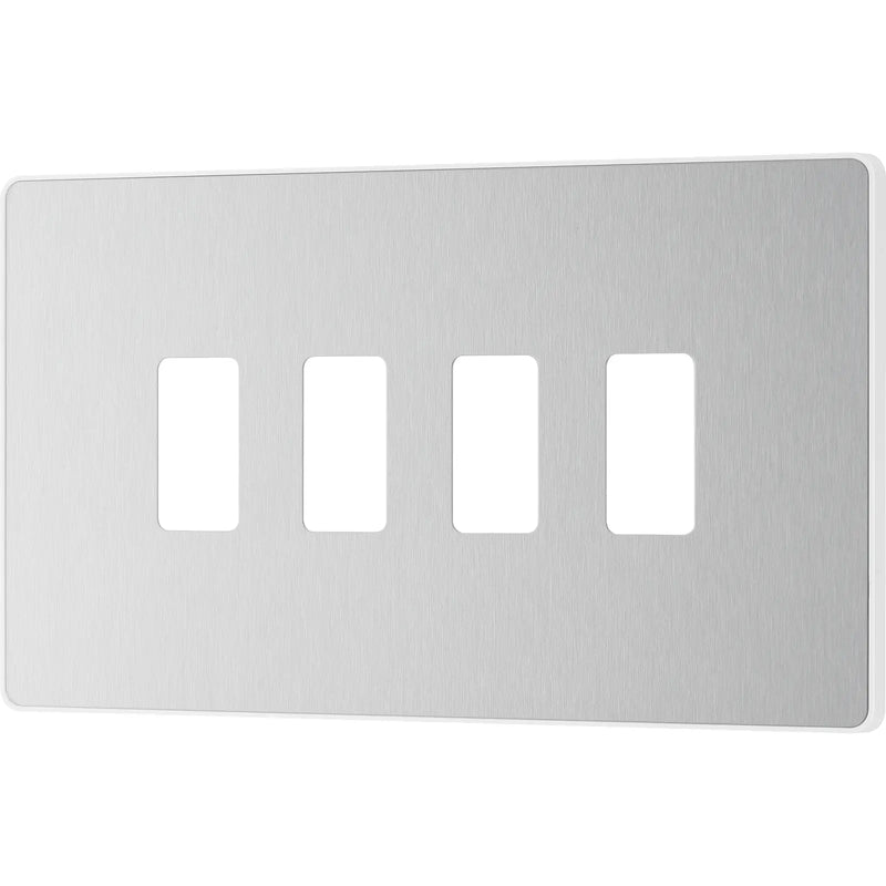 BG Electrical Grid - 4 module, rectangular