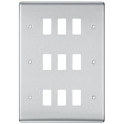 BG Electrical Grid - 9 module, square