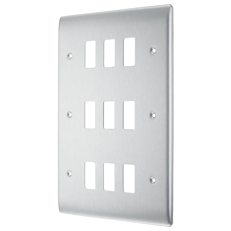 BG Electrical Grid - 9 module, square