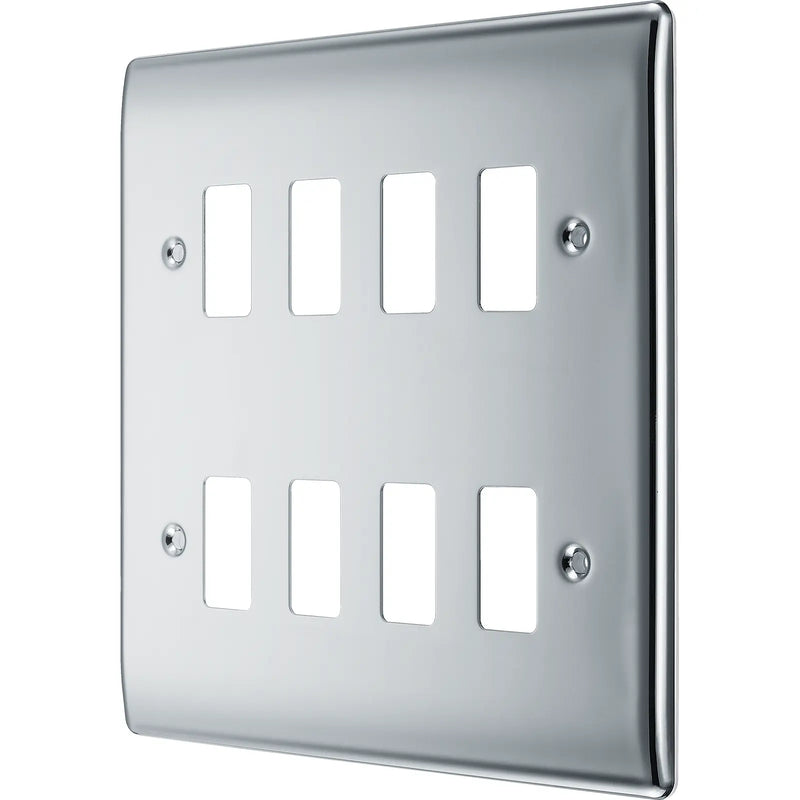 BG Electrical Grid - 8 module, square
