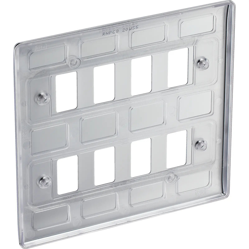 BG Electrical Grid - 8 module, square