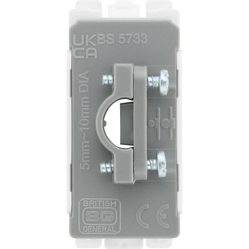 BG Electrical Grid - Flex outlet, up to 10mm (EVOLVE WHITE)