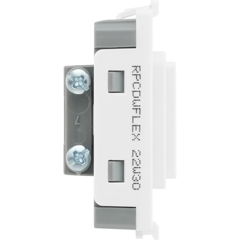 BG Electrical Grid - Flex outlet, up to 10mm (EVOLVE WHITE)