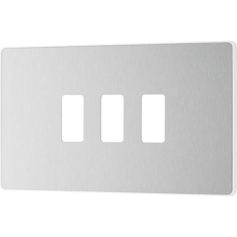 BG Electrical Grid - 3 module, rectangular