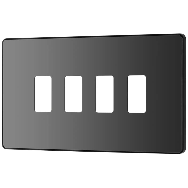 BG Electrical Grid - 4 module, rectangular