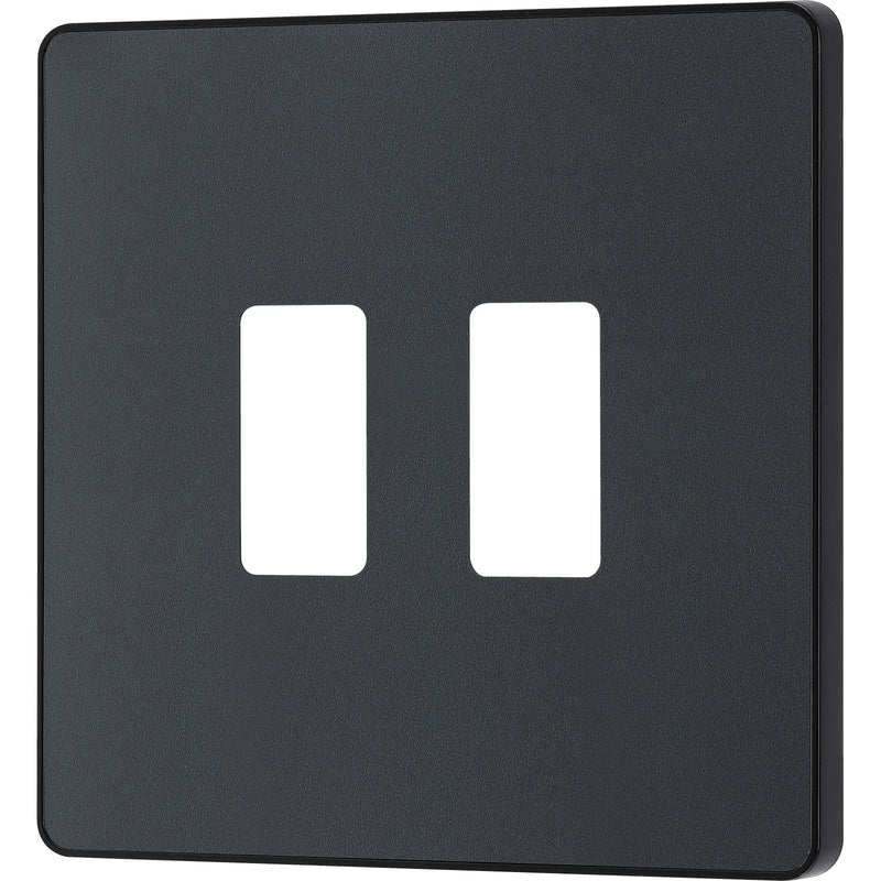 BG Electrical Grid - 2 module, square