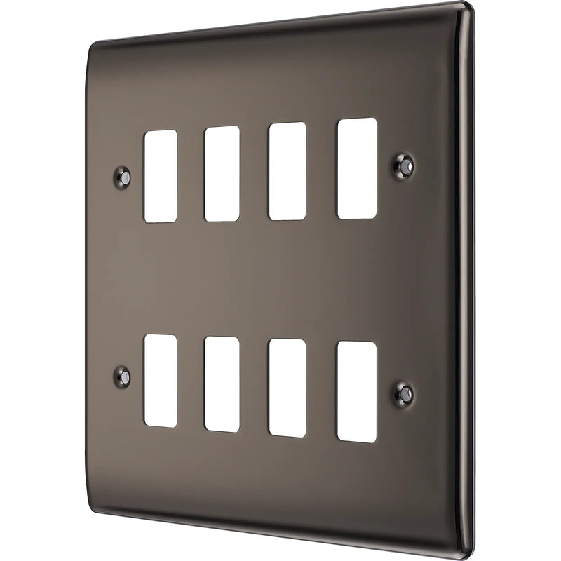 BG Electrical Grid - 8 module, square