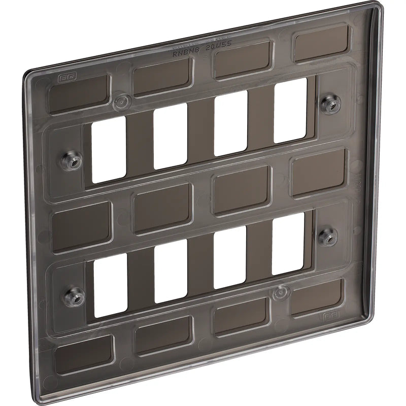 BG Electrical Grid - 8 module, square