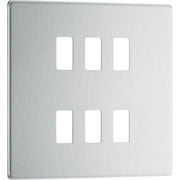 BG Electrical Grid - 6 module, square