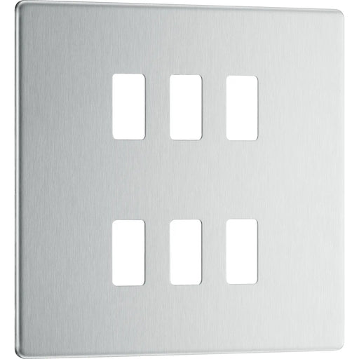BG Electrical Grid - 6 module, square