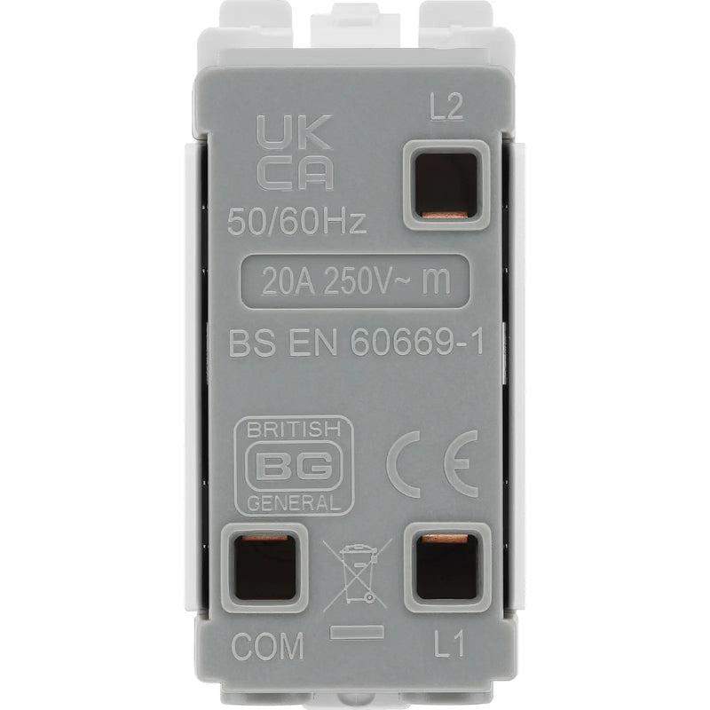 BG Electrical Grid - 2 way, single pole, centre off