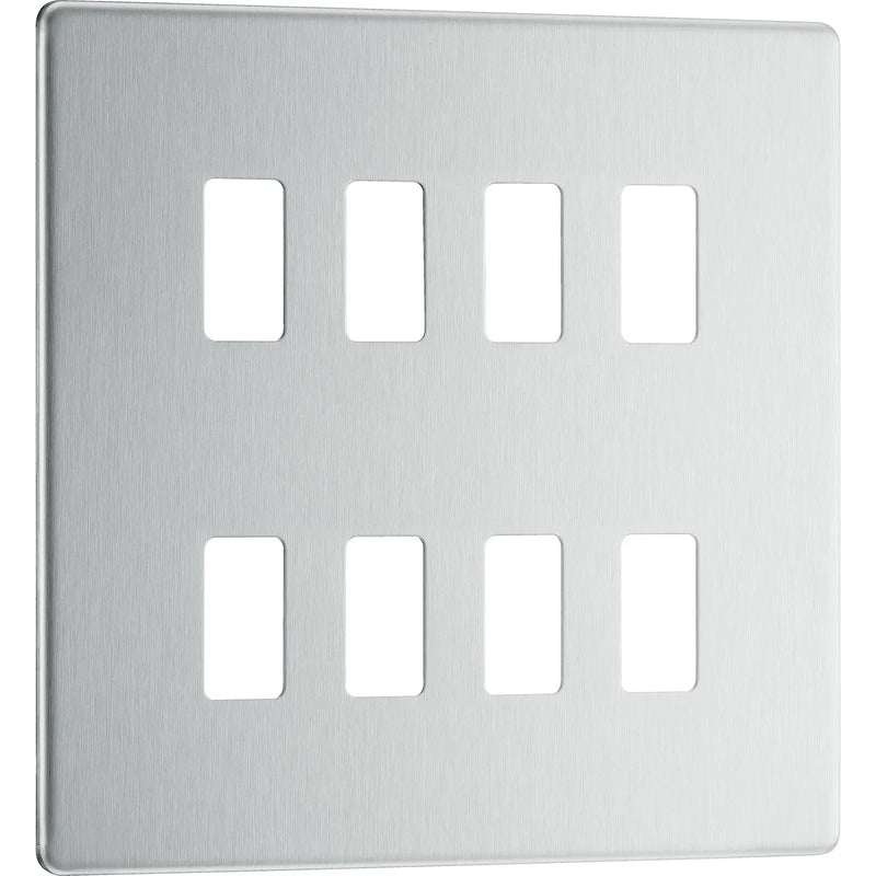 BG Electrical Grid - 8 module, square