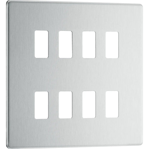 BG Electrical Grid - 8 module, square