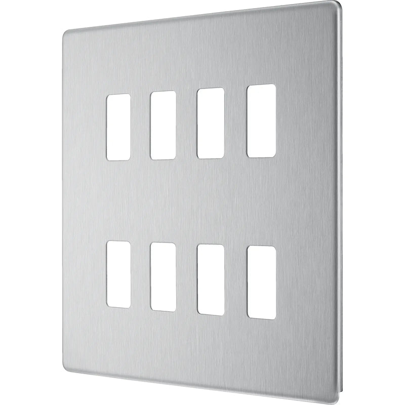 BG Electrical Grid - 8 module, square