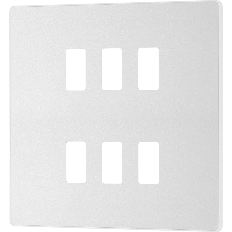 BG Electrical Grid - 6 module, square