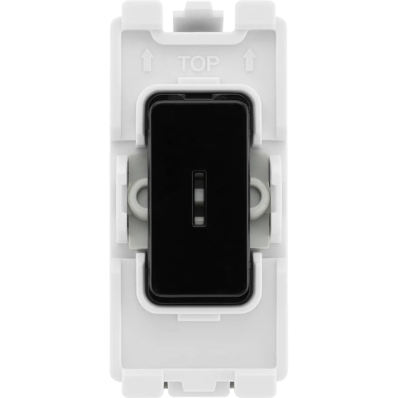 BG Electrical Grid - 2 way, single pole (EVOLVE BLACK)