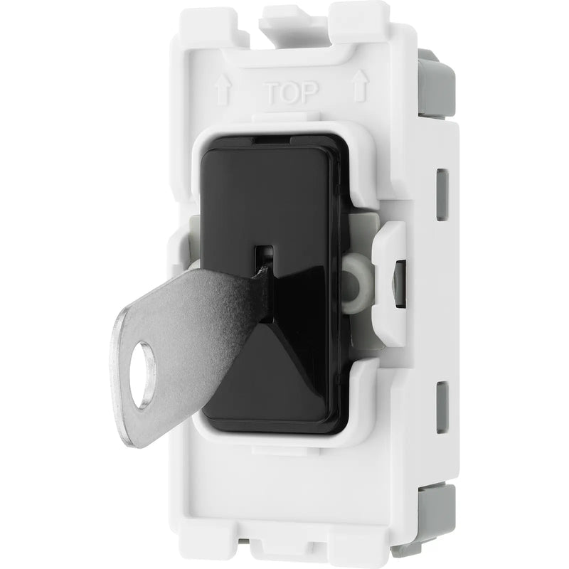 BG Electrical Grid - 2 way, single pole (EVOLVE BLACK)