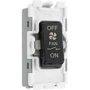 BG Electrical Grid - 3 pole fan isolator (EVOLVE BLACK)