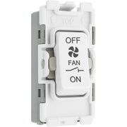 BG Electrical Grid - 3 pole fan isolator (EVOLVE WHITE)