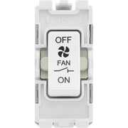 BG Electrical Grid - 3 pole fan isolator (EVOLVE WHITE)