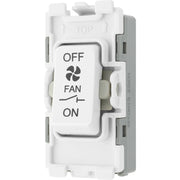 BG Electrical Grid - 3 pole fan isolator (EVOLVE WHITE)