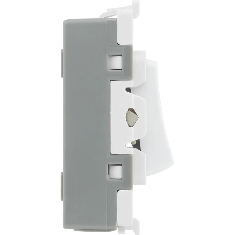 BG Electrical Grid - 3 pole fan isolator (EVOLVE WHITE)