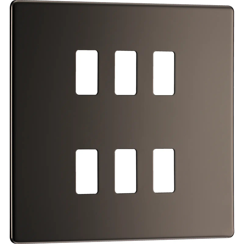 BG Electrical Grid - 6 module, square