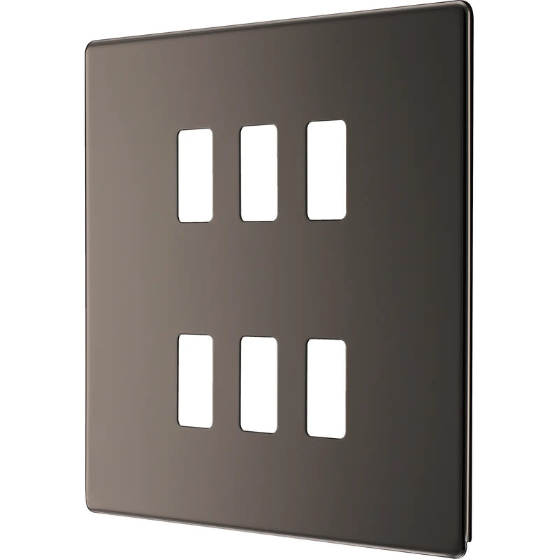 BG Electrical Grid - 6 module, square