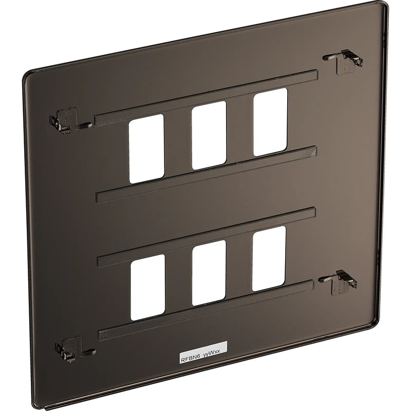 BG Electrical Grid - 6 module, square