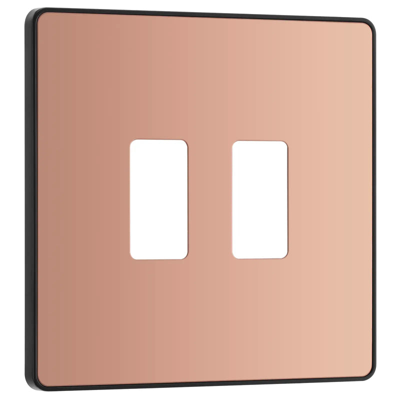 BG Electrical Grid - 2 module, square