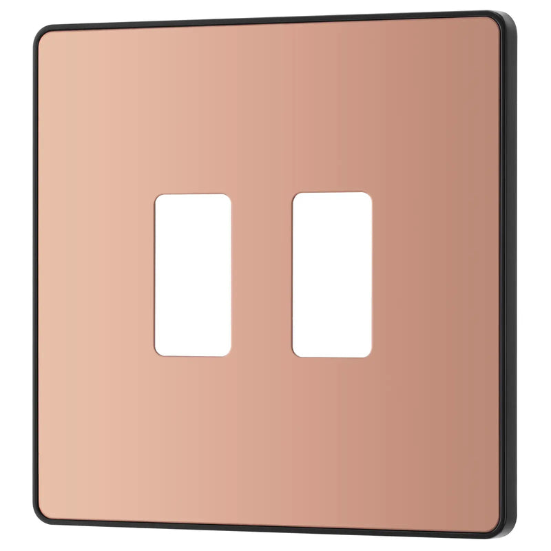 BG Electrical Grid - 2 module, square