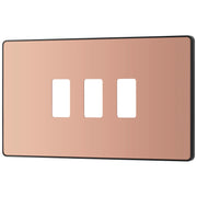 BG Electrical Grid - 3 module, rectangular