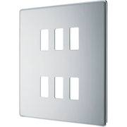 BG Electrical Grid - 6 module, square