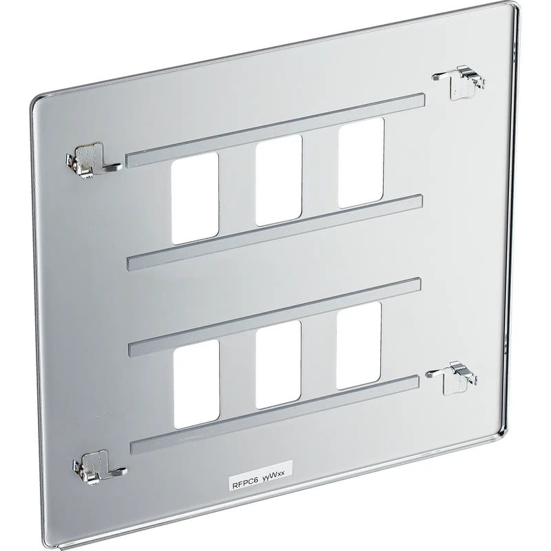 BG Electrical Grid - 6 module, square