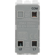 BG Electrical Grid - 2 way, single pole, printed EMG LTG TEST (EVOLVE BLACK)