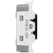 BG Electrical Grid - 2 way, single pole, printed EMG LTG TEST (EVOLVE BLACK)