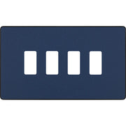 BG Electrical Grid - 4 module, rectangular