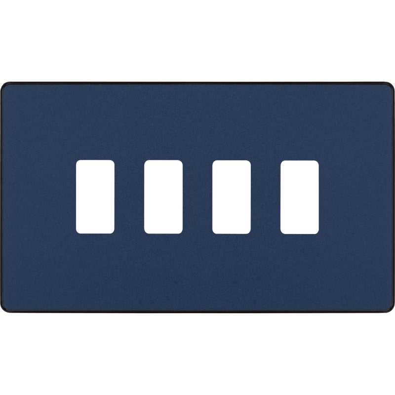 BG Electrical Grid - 4 module, rectangular