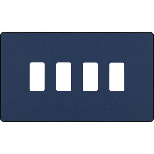 BG Electrical Grid - 4 module, rectangular