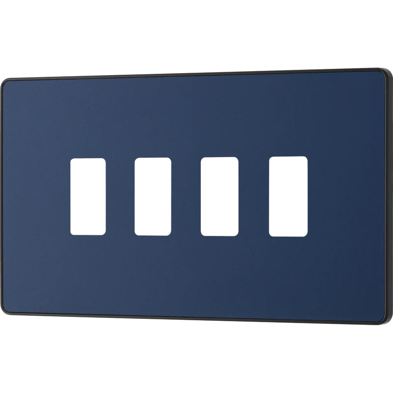 BG Electrical Grid - 4 module, rectangular