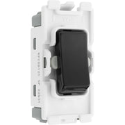 BG Electrical Grid - 2 way, single pole, centre off (EVOLVE BLACK)