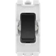 BG Electrical Grid - 2 way, single pole, centre off (EVOLVE BLACK)