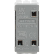 BG Electrical Grid - 2 way, single pole, centre off (EVOLVE BLACK)