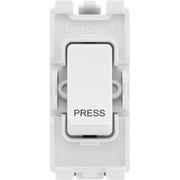 BG Electrical Grid - 1 way, retractive, printed PRESS (EVOLVE WHITE)