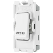 BG Electrical Grid - 1 way, retractive, printed PRESS (EVOLVE WHITE)